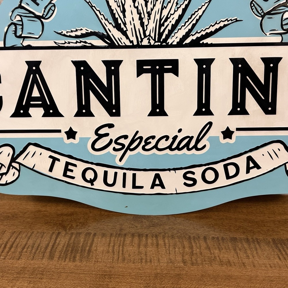 CANTINA ESPECIAL TEQUILA SODA METAL SIGN - Picture 5 of 8